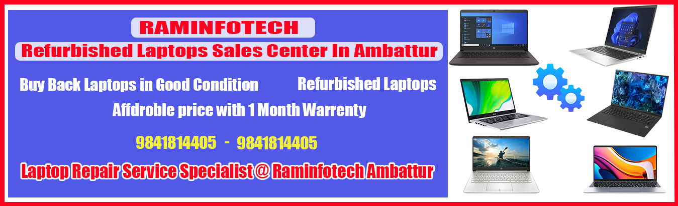 refurbished laptop sales center in ambattur